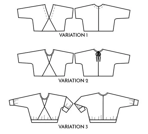 Papercut Patterns - Pinnacle Top/Sweater Sewing Pattern - Image 11