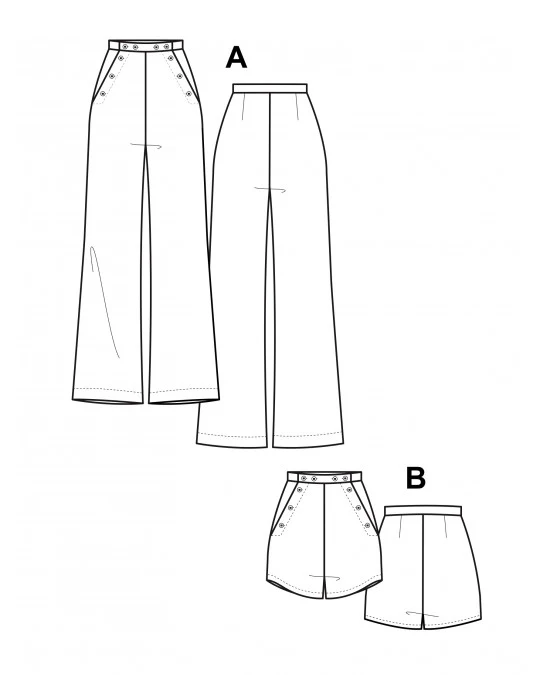 Pauline Alice - Romero Trousers Sewing Pattern - Image 8
