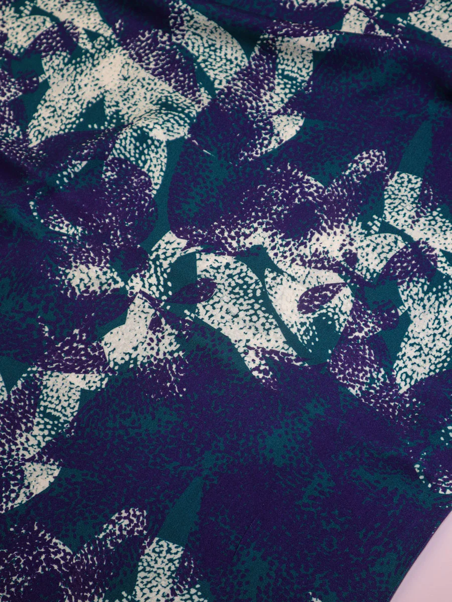 Mind The MAKER - Bree Teal Viscose Twill with LENZING™ ECOVERO™ fibres - Image 4