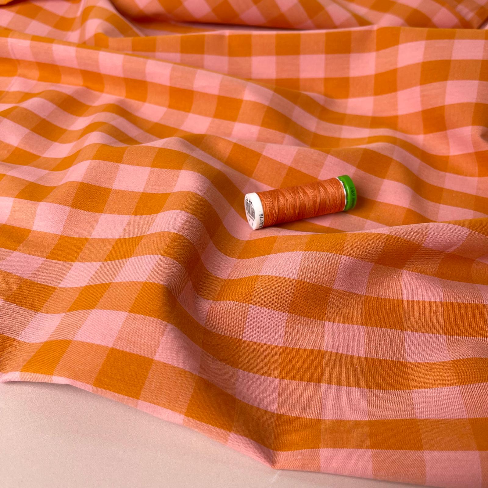 Yarn Dyed Fruit Salad Gingham Cotton Fabric - Image 3