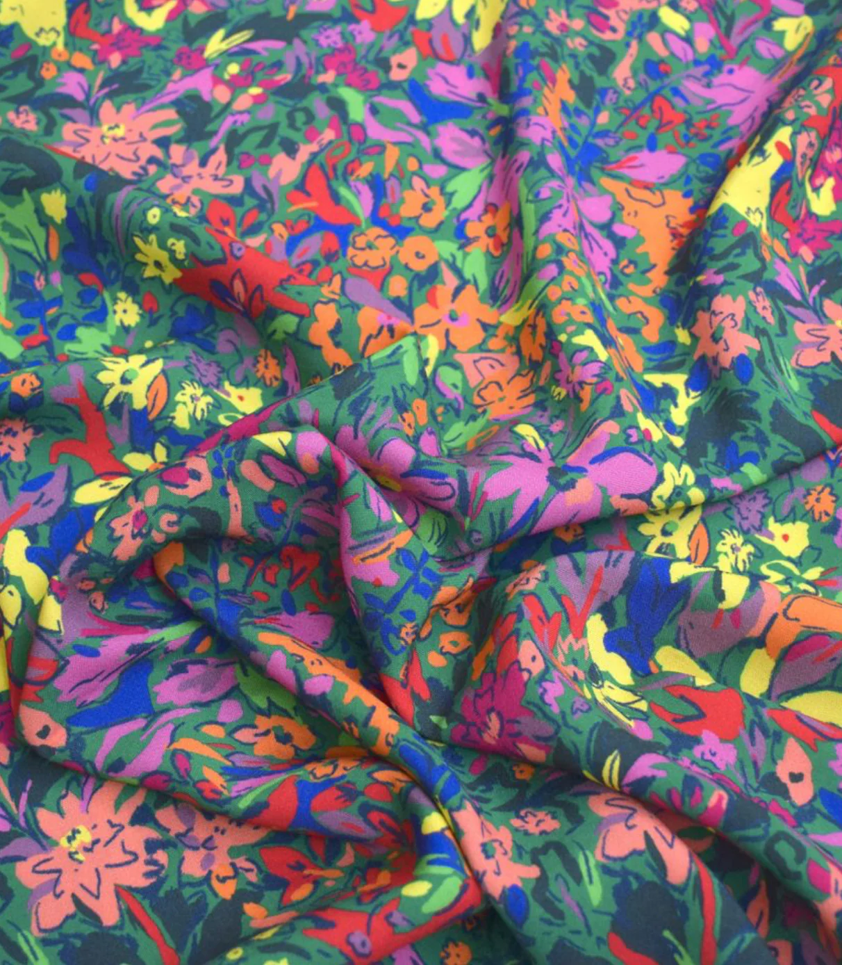 Cousette - Cleo Spring Green ECOVERO Viscose Fabric - Image 3