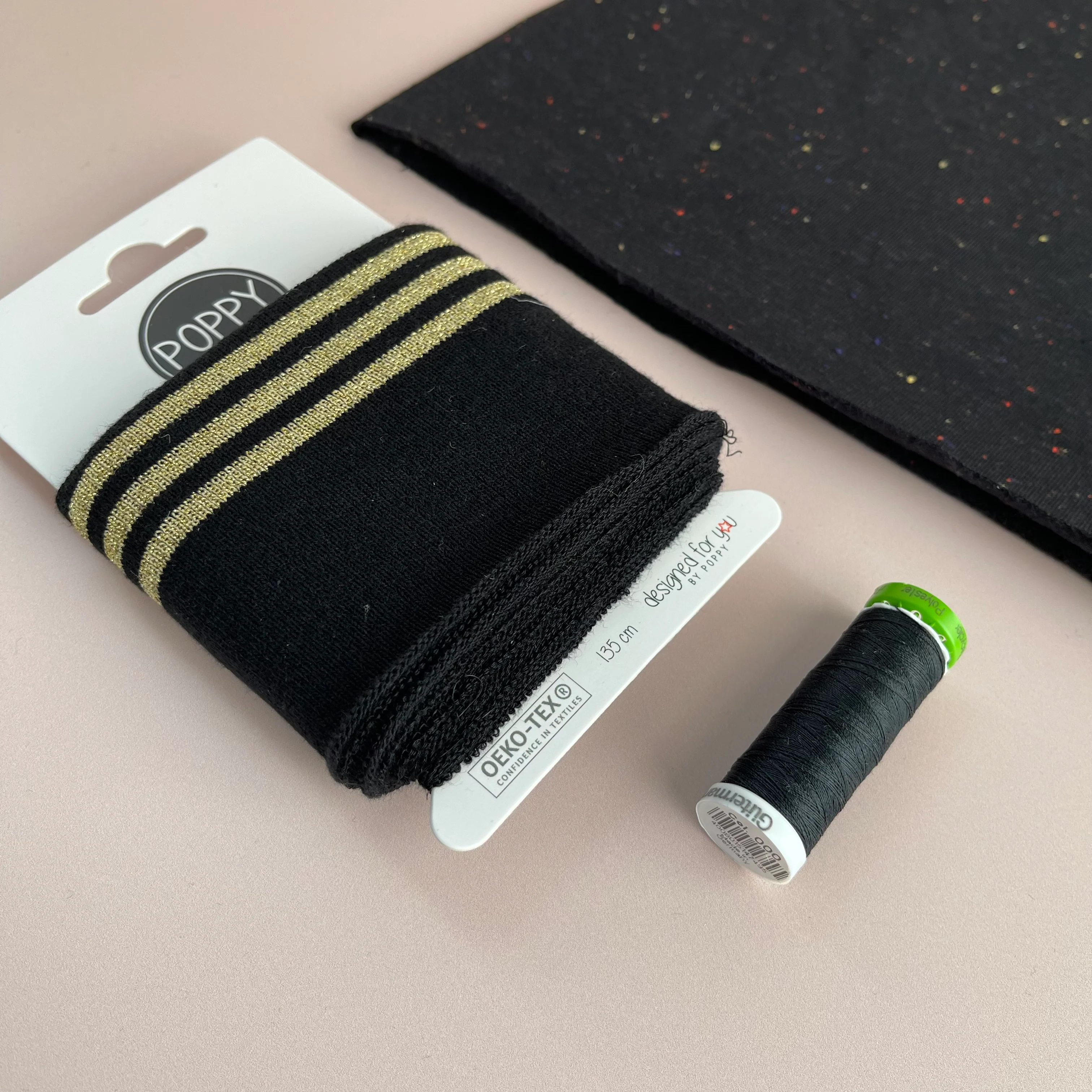Ribbing Cuffing Pack with Gold Lurex Stripes - Image 21