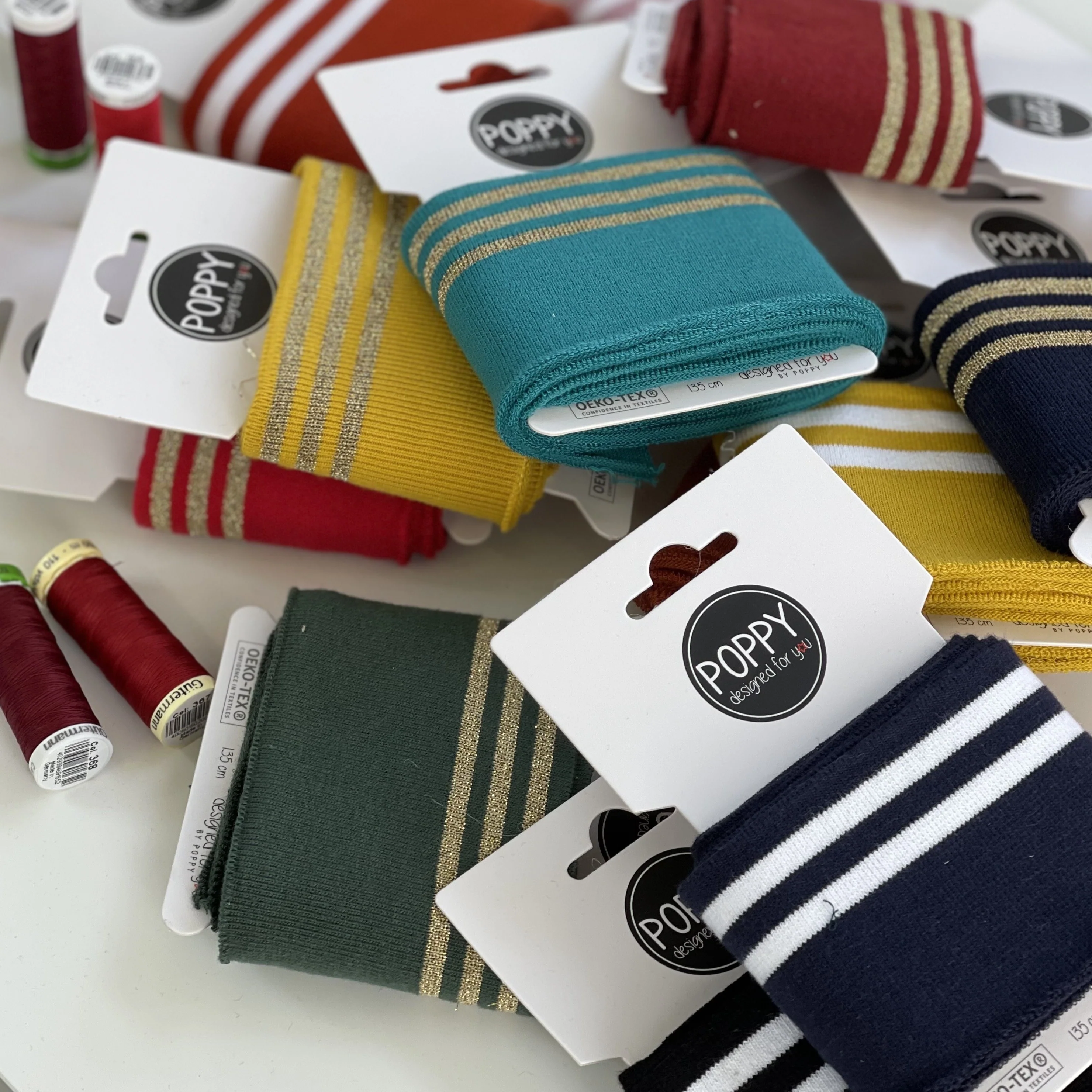 Ribbing Cuffing Pack with White Stripes - Image 6