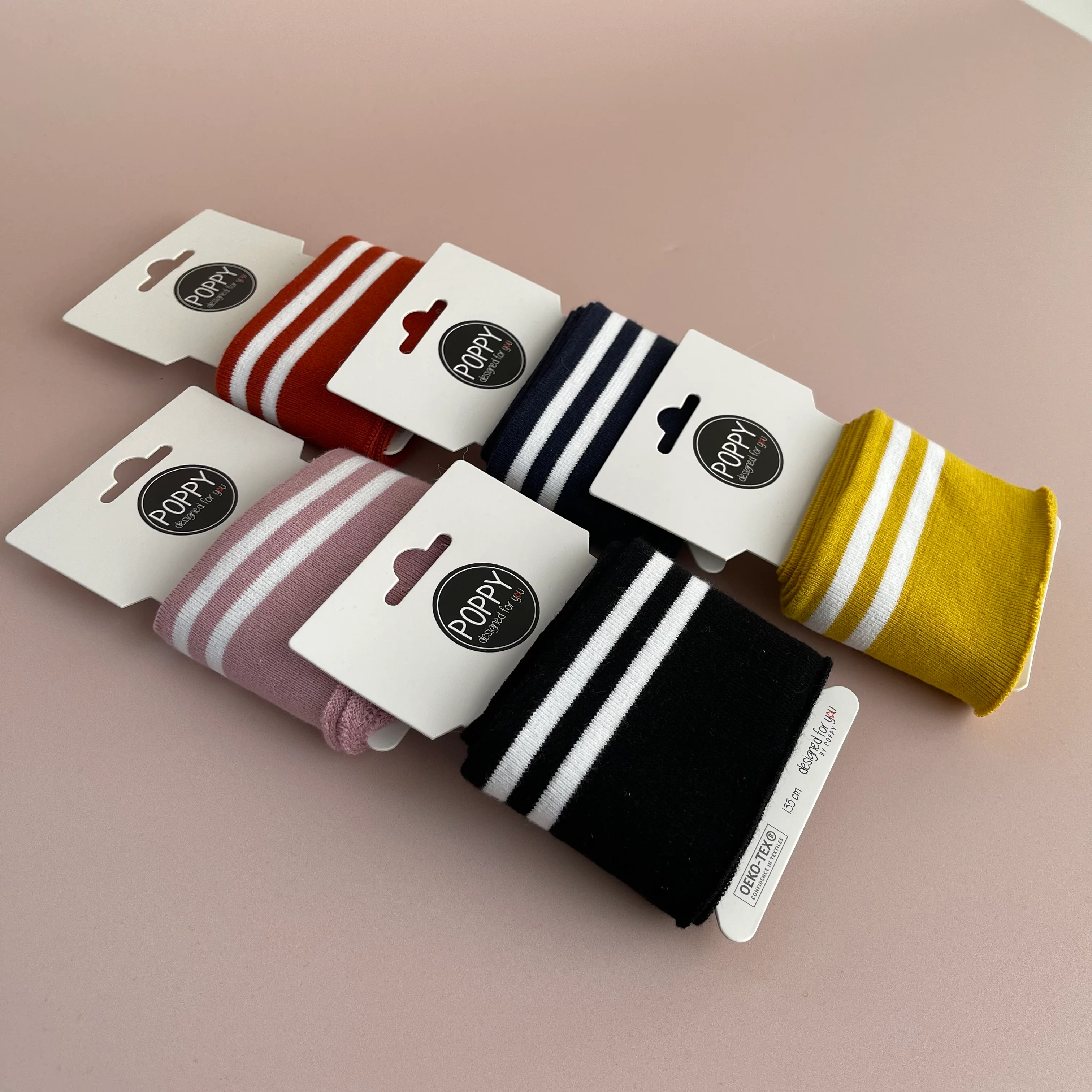 Ribbing Cuffing Pack with White Stripes - Image 9