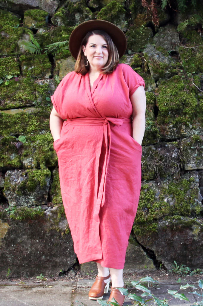 Sew House Seven - The Wildwood Curvy Wrap Dress Sewing Pattern 16-34 - Image 4