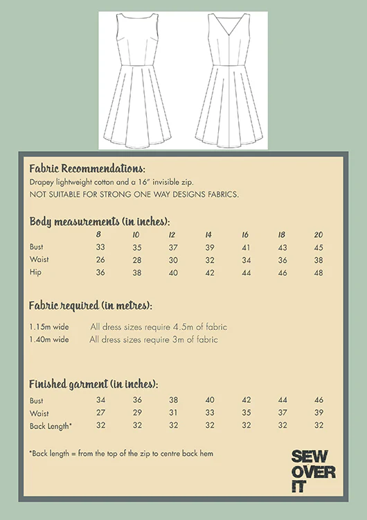 Sew Over It - Betty Dress Sewing Pattern - Image 3