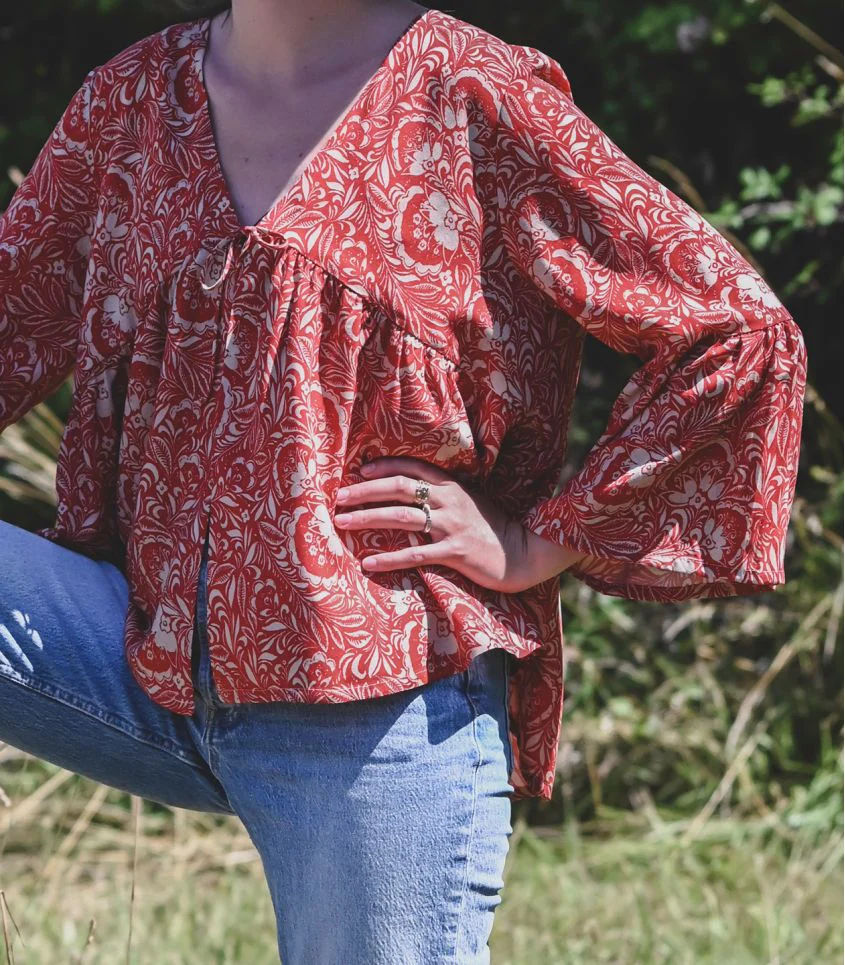 Cousette - Castagnette Blouse Sewing Pattern - Image 3
