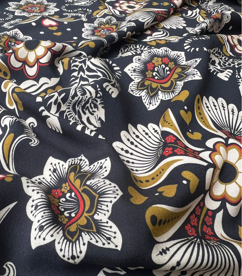 Cousette - Sacred Tiger Viscose Fabric - Image 5