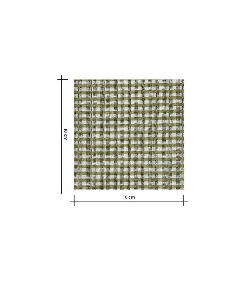Sewing Kit - Biquette Reversible Vest in Quilted Kiwi Gingham Jacquard Fabric - Image 13