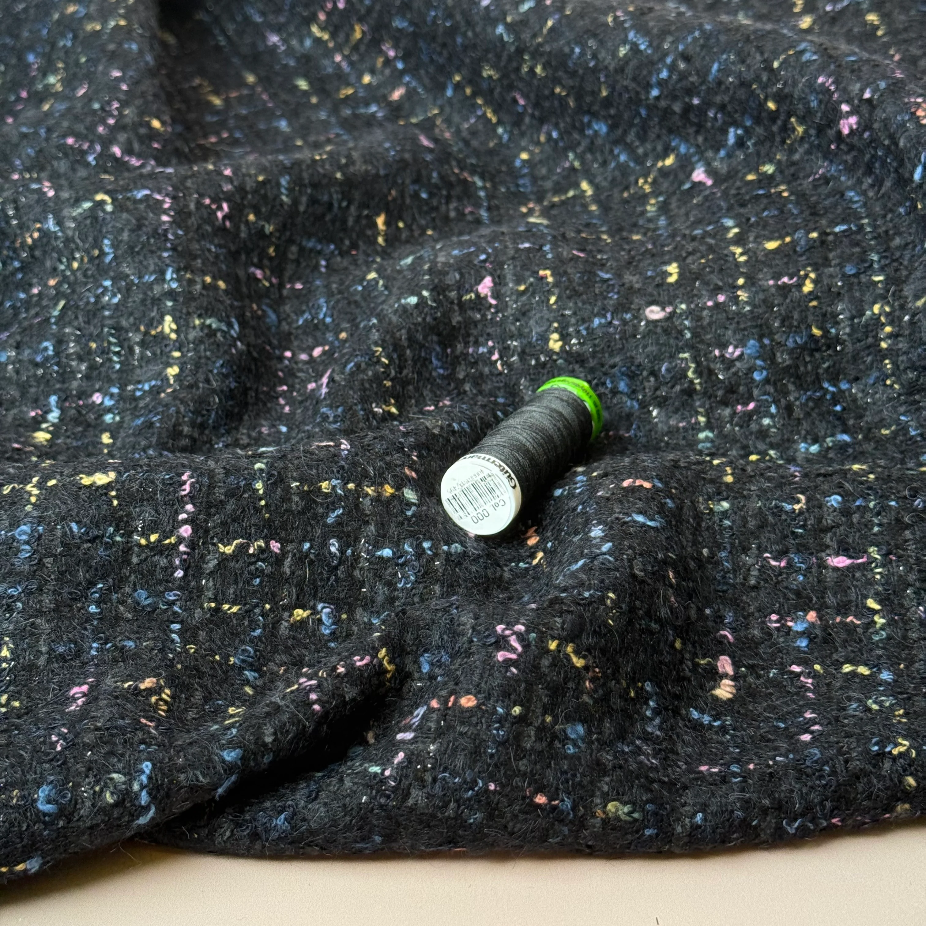 Sewing Kit - Dulce Skirt & Freddie Jacket in Black Wool Boucle Tweed - Image 35