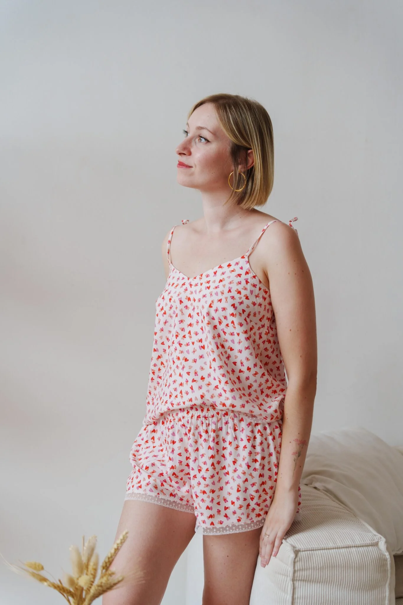 Lise Tailor - I Love You Viscose Fabric - Image 4