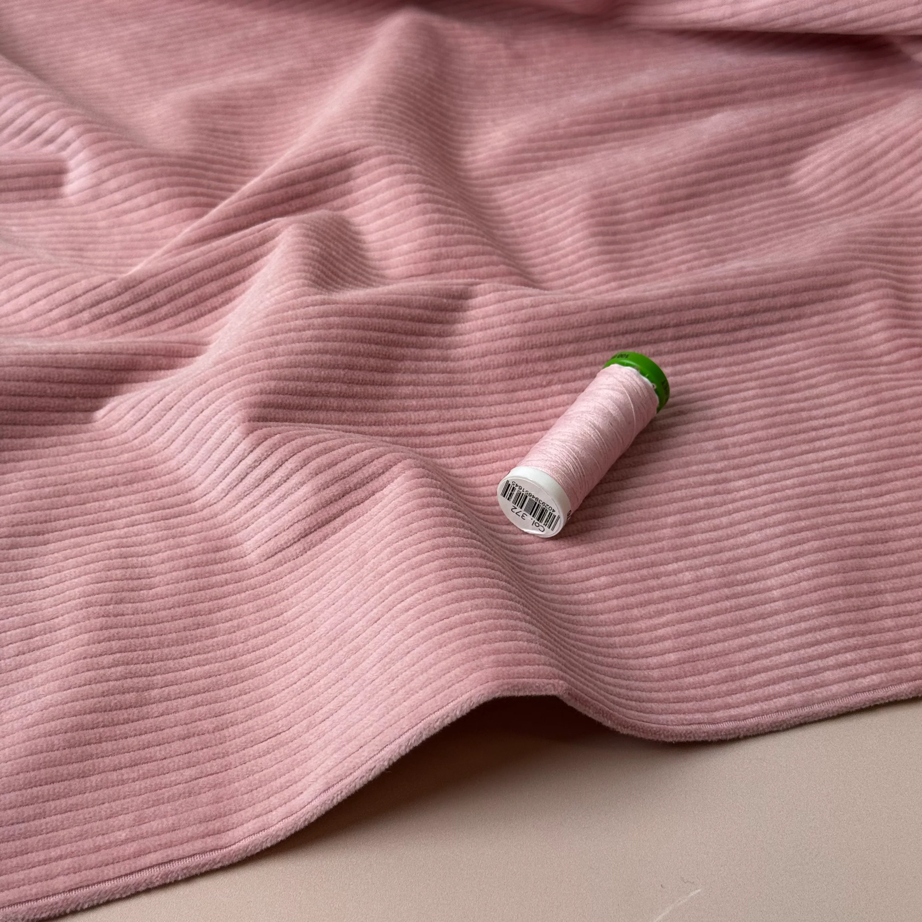 Stretch Washed Corduroy 4.5W in Rose - Image 8