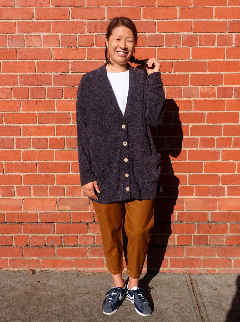 Style ARC - Sabel Boyfriend Knit Cardi (Sizes 18-30) Sewing Pattern - Image 2