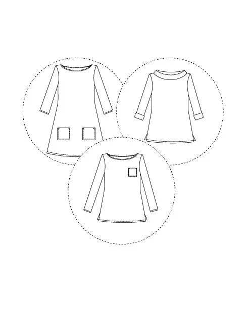 Tilly and the Buttons - Coco Knit Dress or Top Sewing Pattern - Image 13