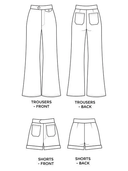 Tilly and the Buttons - Jessa Trousers and Shorts Sewing Pattern - Image 15