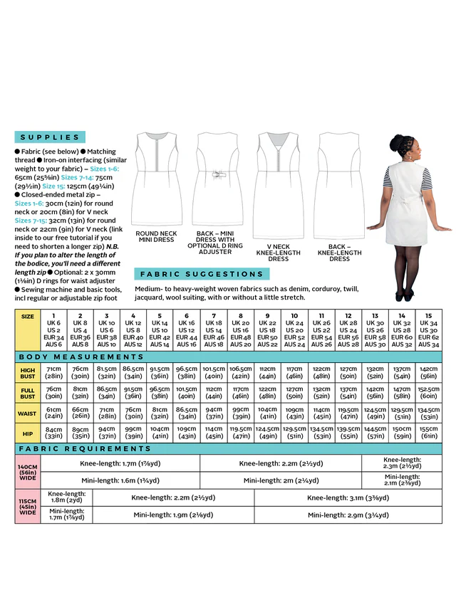 Tilly and the Buttons - Noa Pinafore Sewing Pattern - Image 14