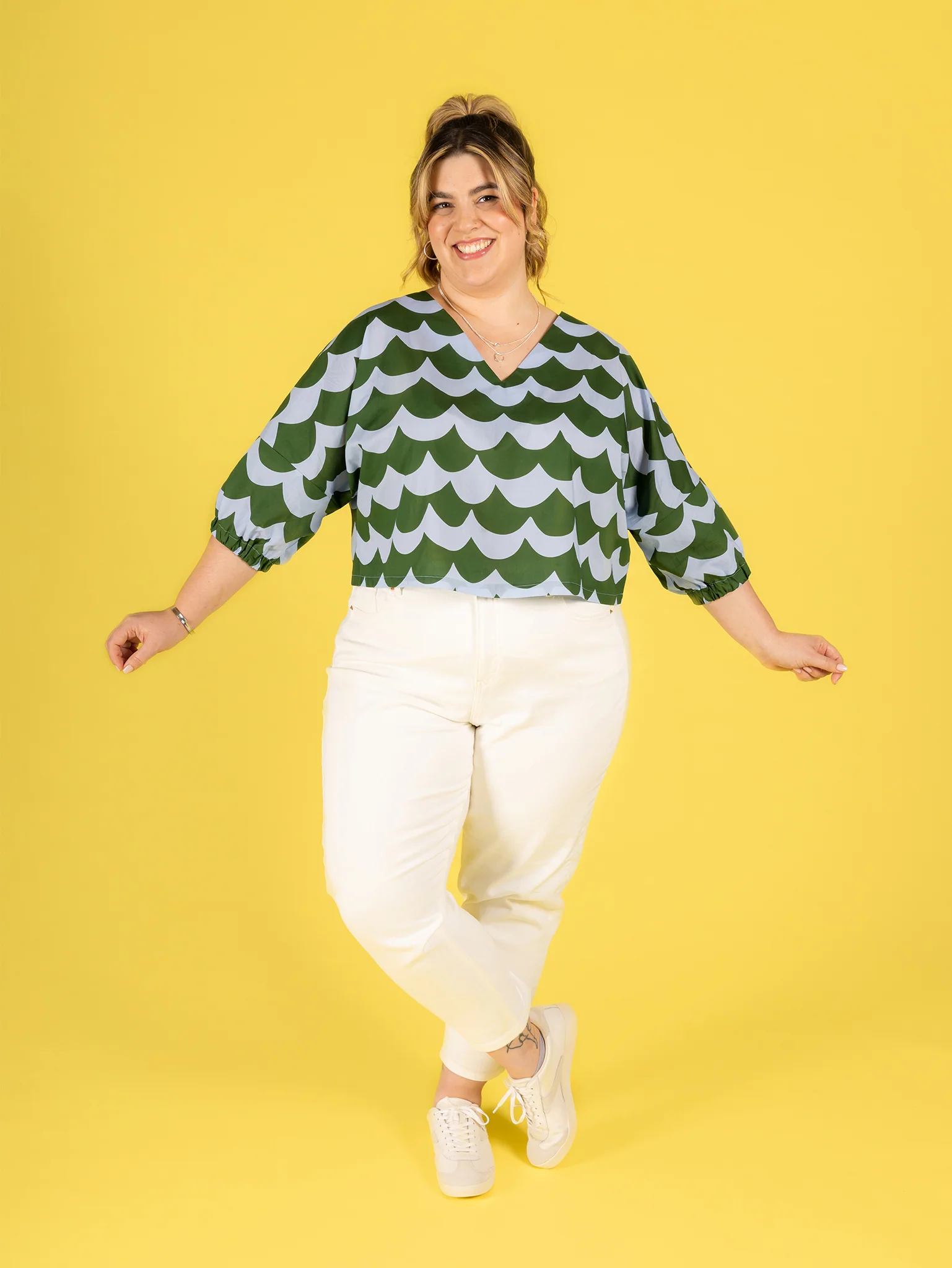 Tilly and the Buttons - Samara Top Sewing Paper Pattern (6-34) - Image 25