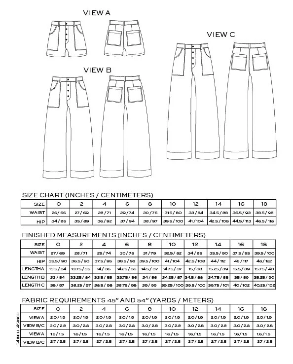 True / Bias - LANDER Pant & Short Sewing Pattern - Image 5