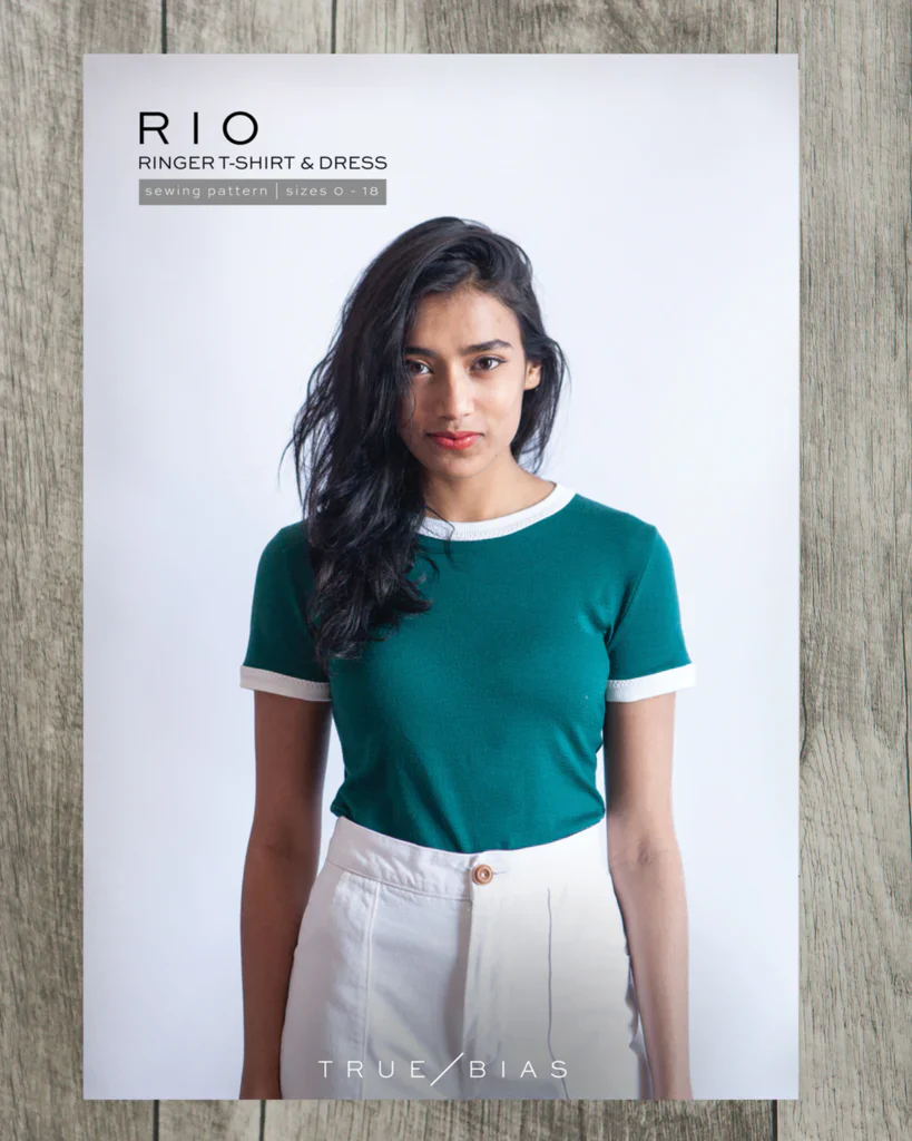 True / Bias  - RIO Ringer T-Shirt and Dress Sewing Pattern - Image 6