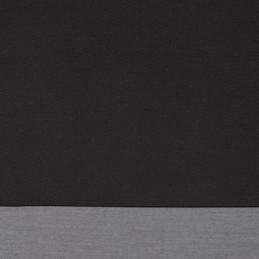 REMNANT 0.4 Metre - Vintage Dark Grey French Terry Fabric - Image 2