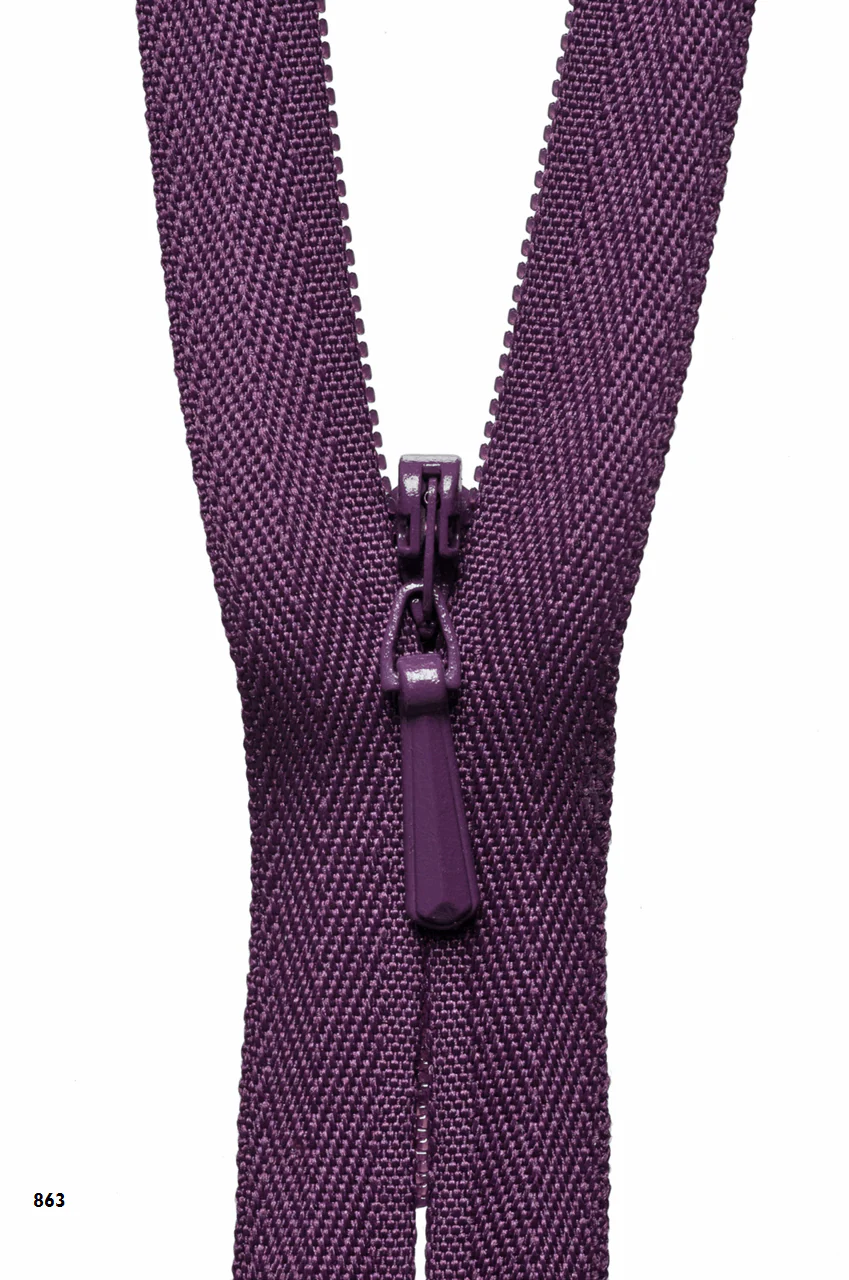 YKK 23cm (9 inch) concealed zip - Various colours - Image 12